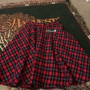 Sourpuss Skater Plaid Skirt